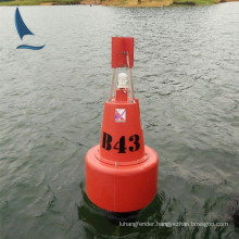 Marine buoy/ocean light buoy filled with polyurea foamed